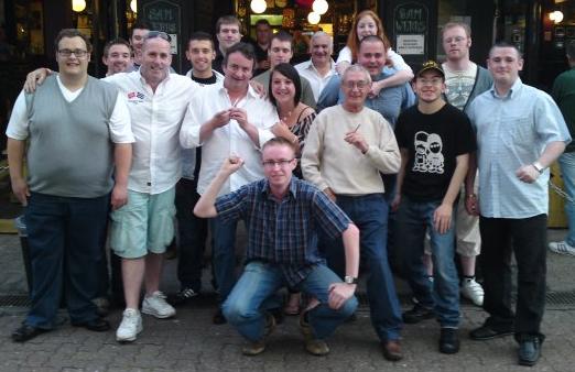 young members with Paddy and Gerry